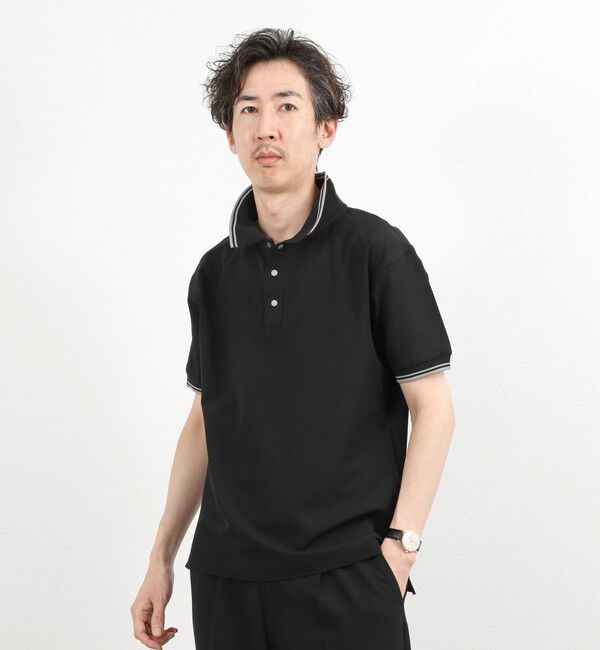 NOLLEY'S goodman「【WEB限定】【TAION/タイオン】NON DOWN BASIC JERSEY HARF SLEEVE POLO 26SS」|ポロシャツ|