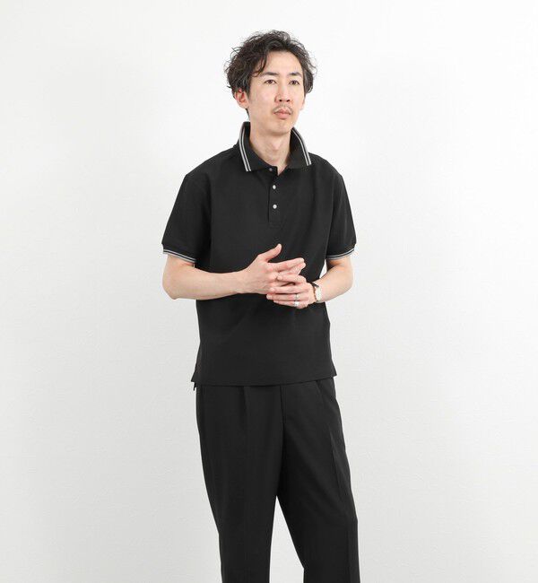 NOLLEY'S goodman「【WEB限定】【TAION/タイオン】NON DOWN BASIC JERSEY HARF SLEEVE POLO 26SS」|ポロシャツ|