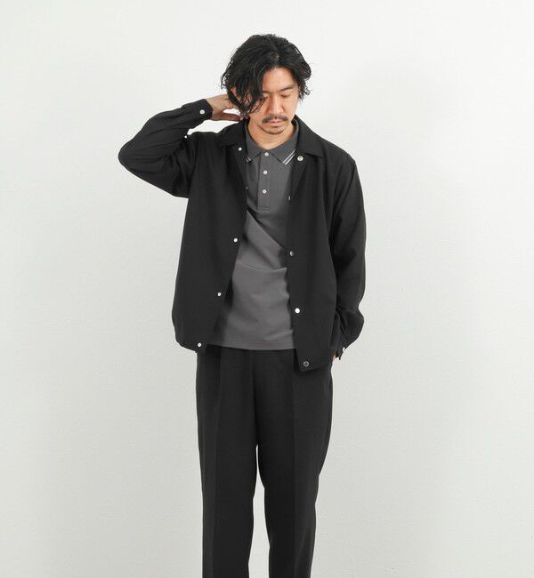 NOLLEY'S goodman「【WEB限定】【TAION/タイオン】NON DOWN BASIC JERSEY HARF SLEEVE POLO 26SS」|ポロシャツ|