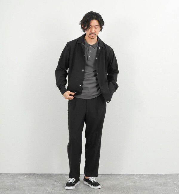 NOLLEY'S goodman「【WEB限定】【TAION/タイオン】NON DOWN BASIC JERSEY HARF SLEEVE POLO 26SS」|ポロシャツ|