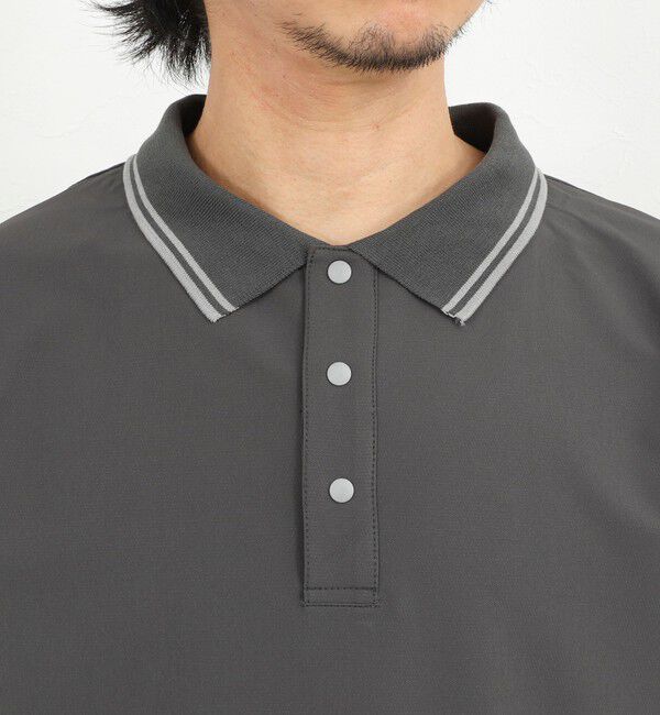 NOLLEY'S goodman「【WEB限定】【TAION/タイオン】NON DOWN BASIC JERSEY HARF SLEEVE POLO 26SS」|ポロシャツ|