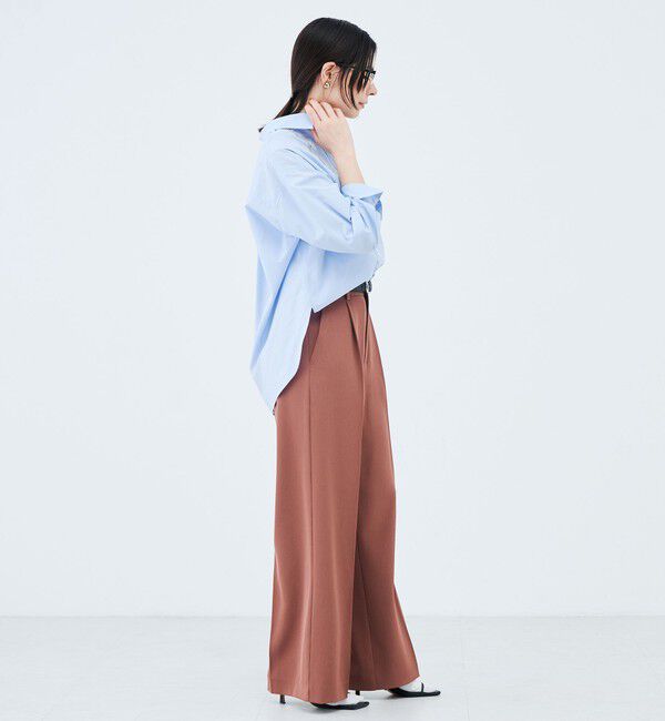 NOLLEY'S sophi「ウォッシャブル強撚ツイルワイドパンツ」|その他|