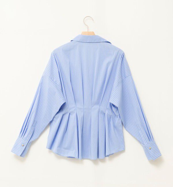 NOLLEY'S「【WEB＆一部店舗限定カラー】【GOODS BUYER 石田別注カラー】ストレッチタフタスキッパータックシャツ」|シャツ・ブラウス|