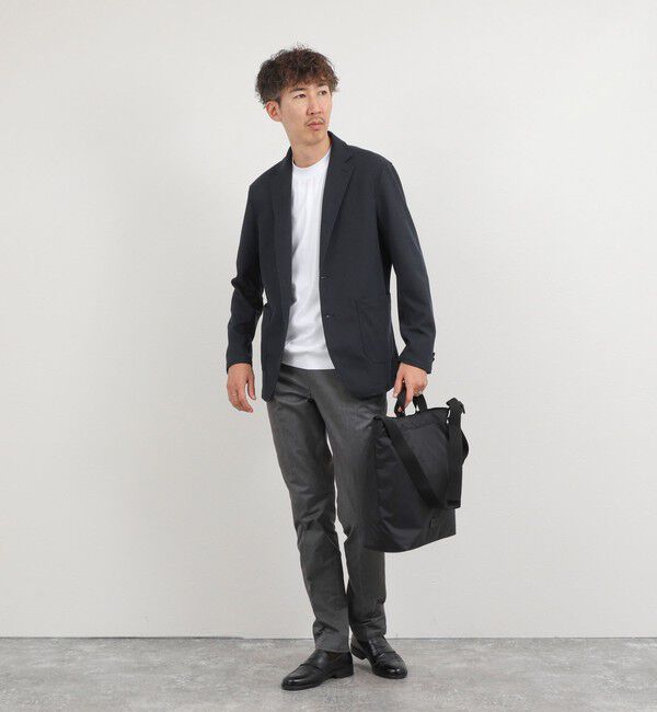 NOLLEY'S goodman「《ビジカジ対応》トリコットテーラードCD 尾州産ハイブリッドジャージ カーディガン 26AW」|テーラードジャケット|