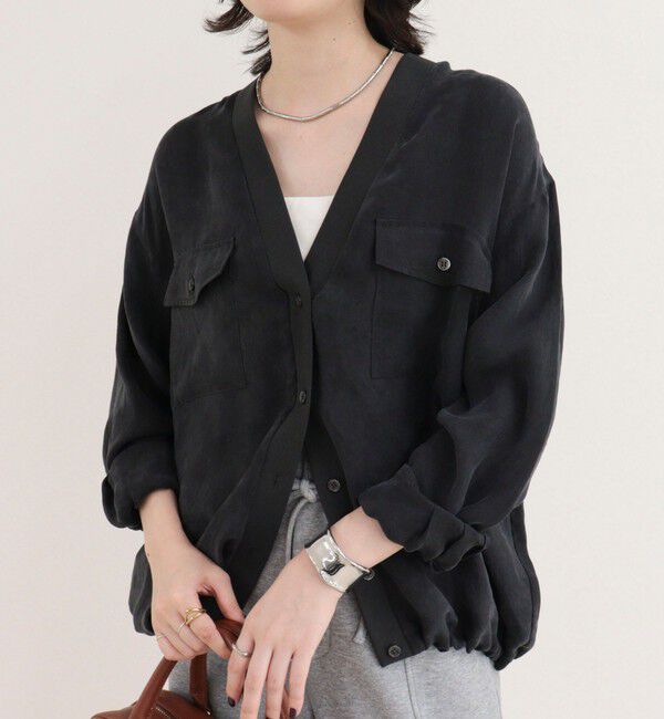 fredy emue「《セットアップ対応》フィブリルカーデブラウス」|カーディガン|