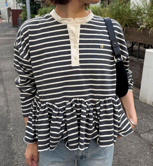 fredy emue「フリルヘムラガープルオーバー」|Tシャツ・カットソー|