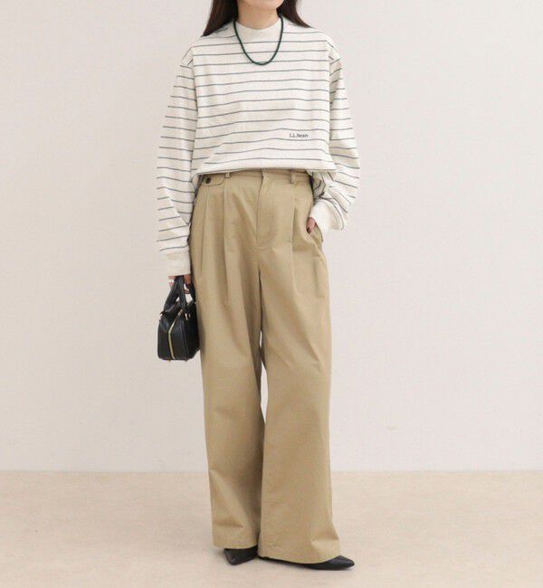 fredy emue「【L.L.Bean/エル・エル・ビーン】Union Long-Sleeve Stripe Tee」|Tシャツ・カットソー|