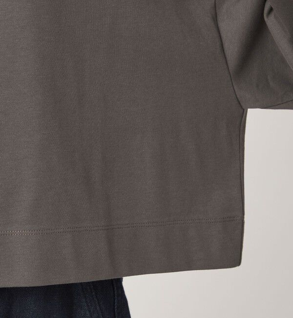 UNITED ARROWS green label relaxing「＜スタイリスト兵藤千尋さんコラボ＞クロップド ワイド ロングスリーブ Tシャツ UVカット」|Tシャツ・カットソー|