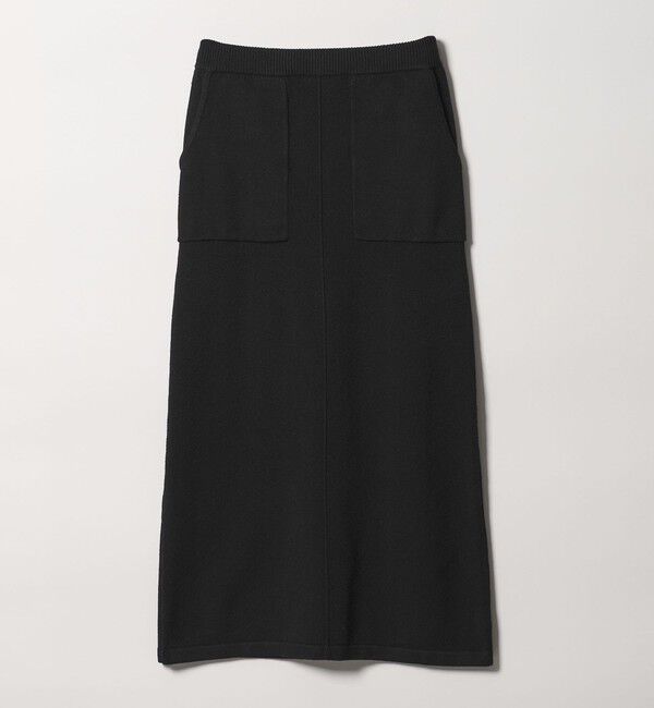 UNITED ARROWS green label relaxing「【WEB限定】＜at ease＞ニット タイト スカート」|タイト|BLACK
