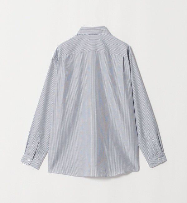 UNITED ARROWS green label relaxing「エブリット コットン ストライプ リラックス スナップ ボタンダウン シャツ -イージーアイロン-」|シャツ・ブラウス|