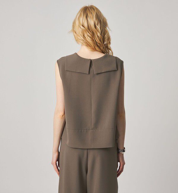 STEVEN ALAN「＜Steven Alan＞フレア ノースリーブ プルオーバー」|シャツ・ブラウス|