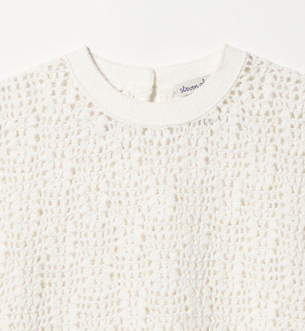 STEVEN ALAN「＜Steven Alan＞ハンド ニット ショートスリーブ プルオーバー」|ニット・セーター|