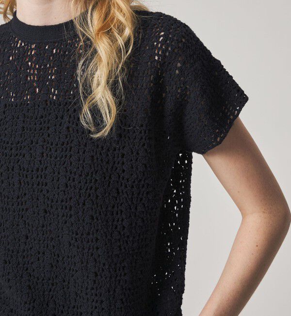 STEVEN ALAN「＜Steven Alan＞ハンド ニット ショートスリーブ プルオーバー」|ニット・セーター|