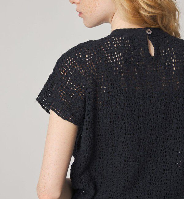 STEVEN ALAN「＜Steven Alan＞ハンド ニット ショートスリーブ プルオーバー」|ニット・セーター|