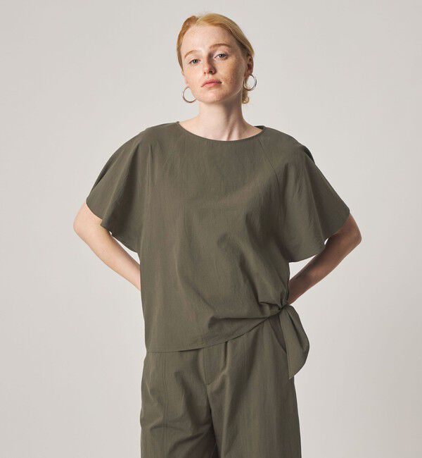 STEVEN ALAN「＜Steven Alan＞コットン タイ ブラウス」|シャツ・ブラウス|