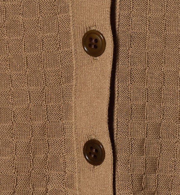 STEVEN ALAN「＜Steven Alan＞スクエア ジャガード ポロニット」|ニット・セーター|