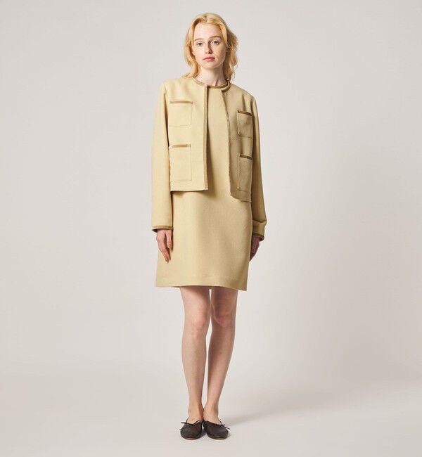 STEVEN ALAN「＜Steven Alan＞ジャガード アメリカンスリーブ ワンピース」|ワンピース|