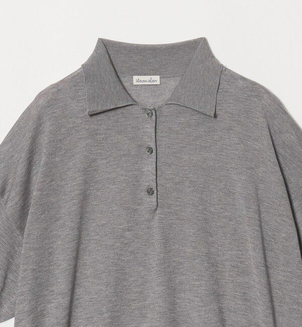 STEVEN ALAN「＜Steven Alan＞オーバーサイズ ポロニット」|ニット・セーター|