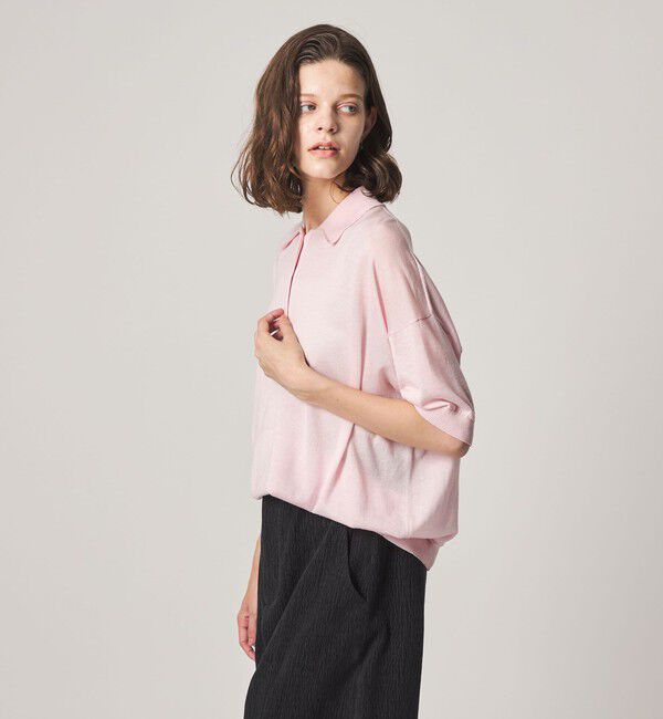STEVEN ALAN「＜Steven Alan＞オーバーサイズ ポロニット」|ニット・セーター|