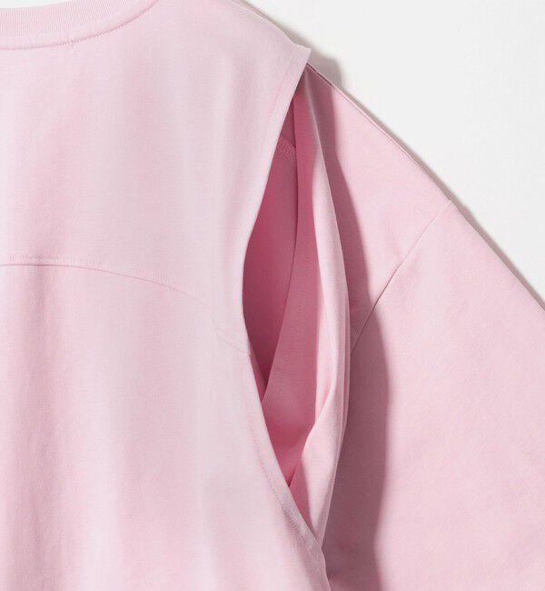 BEAUTY&YOUTH UNITED ARROWS「【WEB限定】バックレイヤード ドローストリング Tシャツ」|Tシャツ・カットソー|