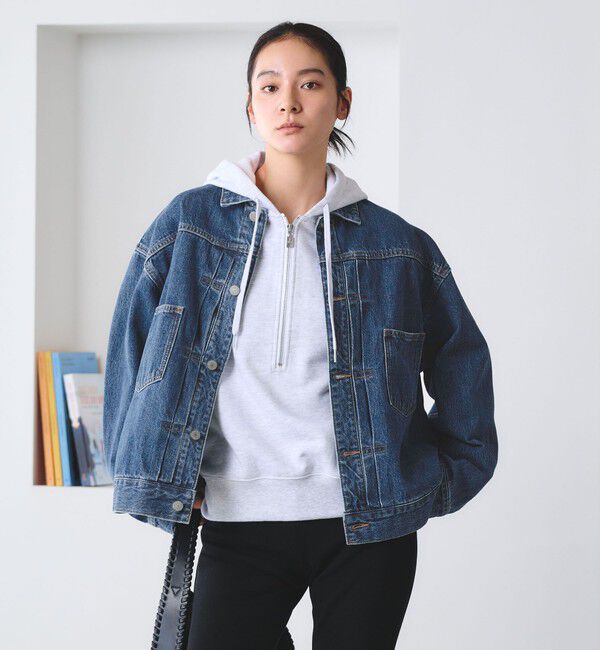 BEAUTY&YOUTH UNITED ARROWS「【WEB限定】ルーズ デニムジャケット」|デニムジャケット|NAVY