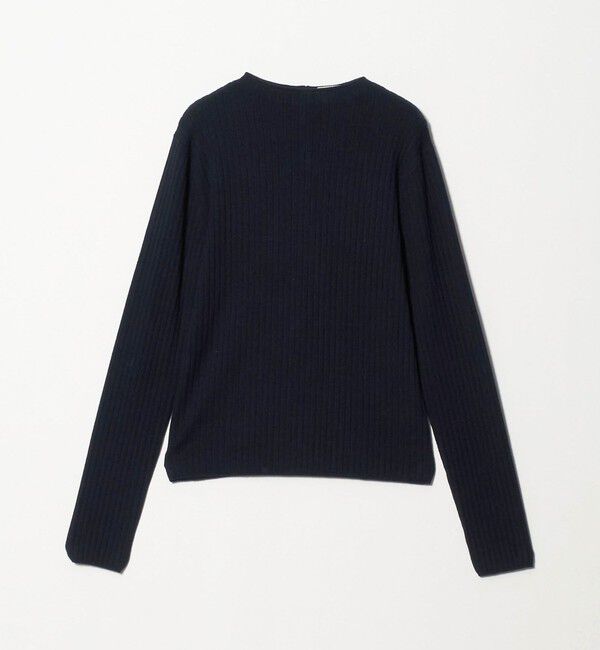 STEVEN ALAN「＜Steven Alan＞コットン カシミヤ ボトルネック ニット」|ニット・セーター|NAVY
