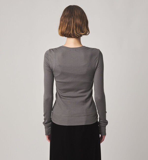 STEVEN ALAN「＜Steven Alan＞ウール リブ ヘンリー プルオーバー」|Tシャツ・カットソー|