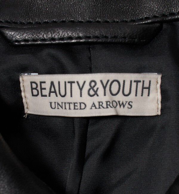 BEAUTY&YOUTH UNITED ARROWS「セミベジタブル レザー ラグラン ブルゾン」|その他|