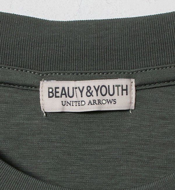 BEAUTY&YOUTH UNITED ARROWS「デオドラント プラチナ ポンチ クルーネック カットソー 抗菌防臭」|Tシャツ・カットソー|