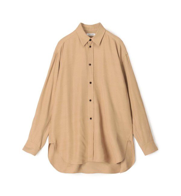 Edition「レーヨンシルク シャツ」|シャツ・ブラウス|45 キャメル