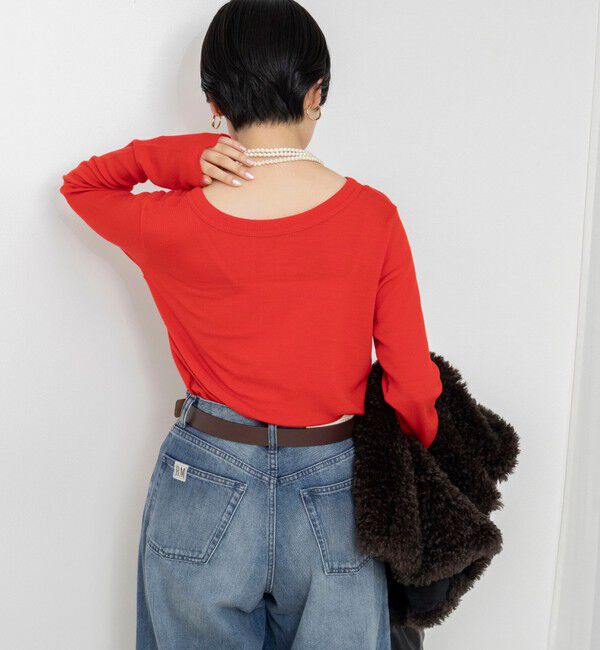 NOLLEY'S「MY STANDARDウォッシャブルリブヘンリー2WAYプルオーバー」|Tシャツ・カットソー|