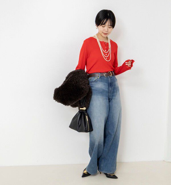 NOLLEY'S「MY STANDARDウォッシャブルリブヘンリー2WAYプルオーバー」|Tシャツ・カットソー|