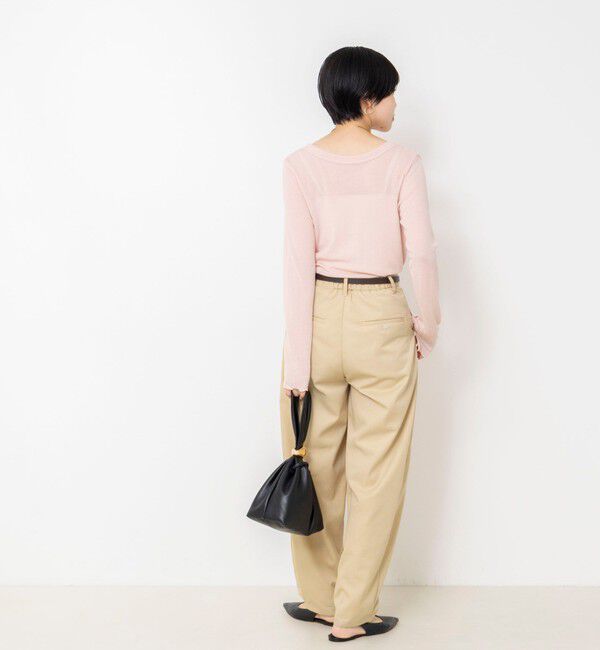 NOLLEY'S「MY STANDARDウォッシャブルリブヘンリー2WAYプルオーバー」|Tシャツ・カットソー|
