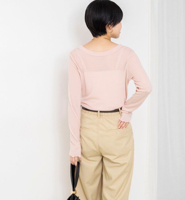 NOLLEY'S「MY STANDARDウォッシャブルリブヘンリー2WAYプルオーバー」|Tシャツ・カットソー|