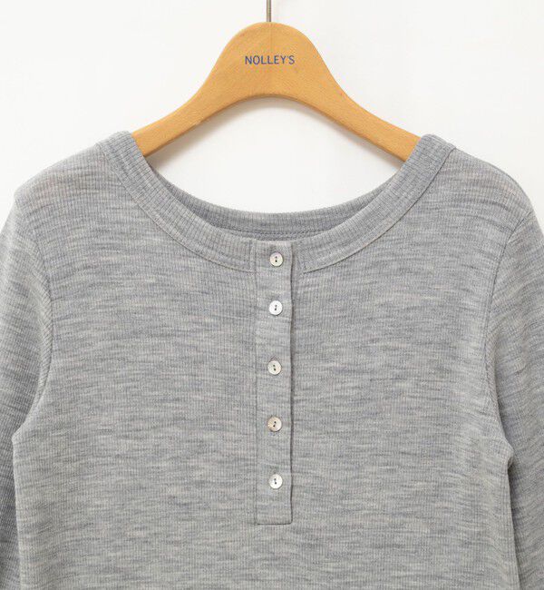NOLLEY'S「MY STANDARDウォッシャブルリブヘンリー2WAYプルオーバー」|Tシャツ・カットソー|