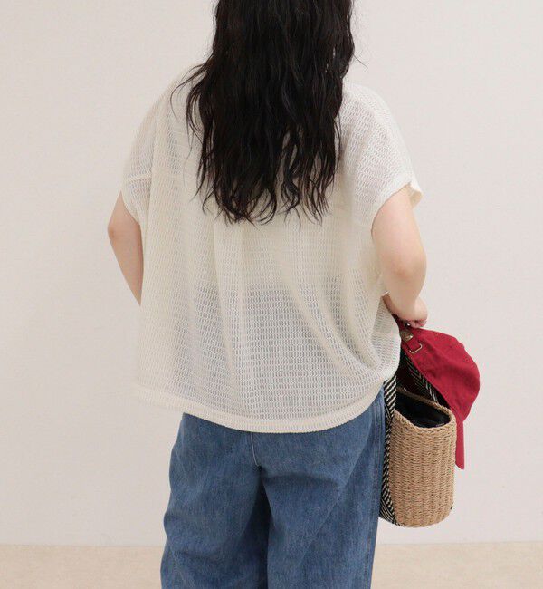 fredy emue「メッシュフレンチプルオーバーカットソー」|Tシャツ・カットソー|