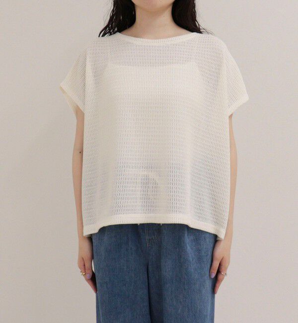 fredy emue「メッシュフレンチプルオーバーカットソー」|Tシャツ・カットソー|