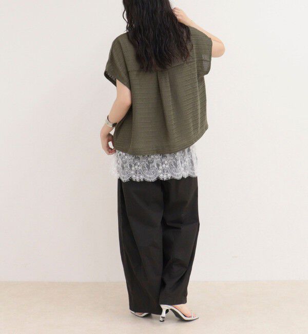 fredy emue「メッシュフレンチプルオーバーカットソー」|Tシャツ・カットソー|