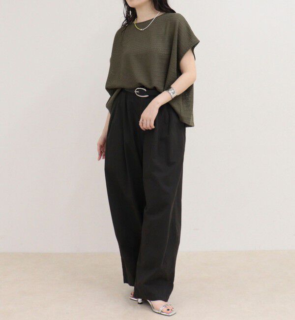 fredy emue「メッシュフレンチプルオーバーカットソー」|Tシャツ・カットソー|