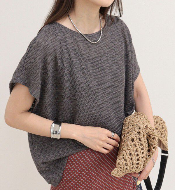 fredy emue「メッシュフレンチプルオーバーカットソー」|Tシャツ・カットソー|