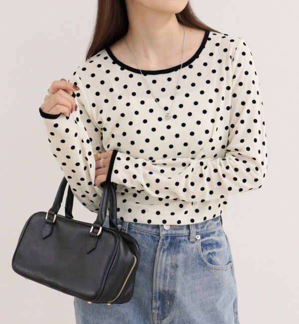fredy emue「チュールドットロンＴシャツ」|Tシャツ・カットソー|