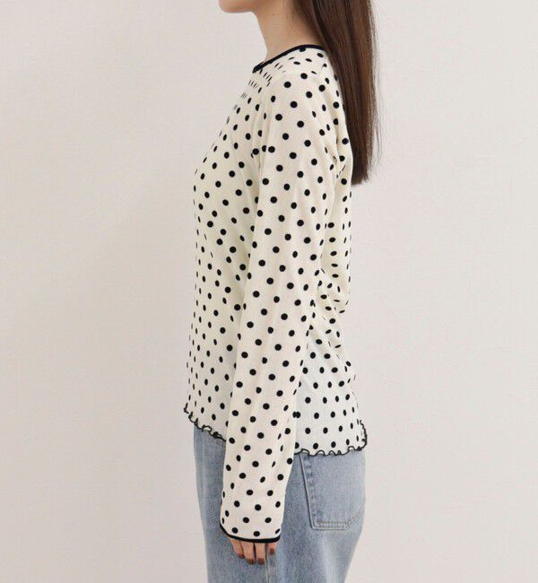 fredy emue「チュールドットロンＴシャツ」|Tシャツ・カットソー|