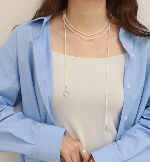 fredy emue「小粒ビーズマルチロングネックレス」|ネックレス|