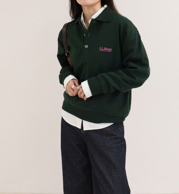 fredy emue「【L.L.Bean/エル・エル・ビーン】Portage Polo Sweatshirt」|スウェット・ジャージ|
