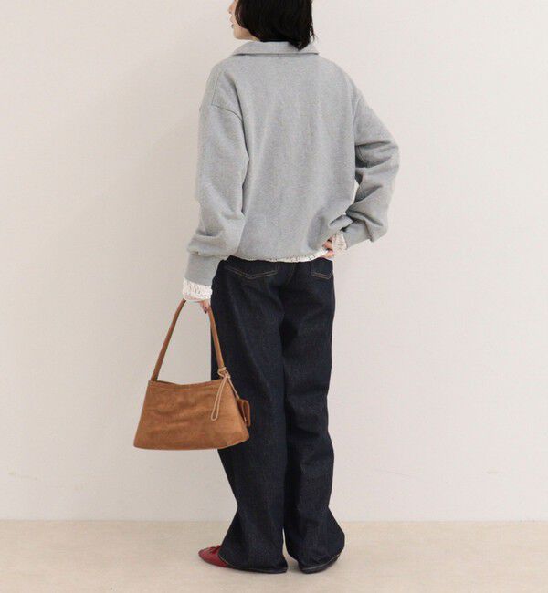 fredy emue「FR刺しゅう衿付きハーフZIPスウェットプルオーバー」|スウェット・ジャージ|