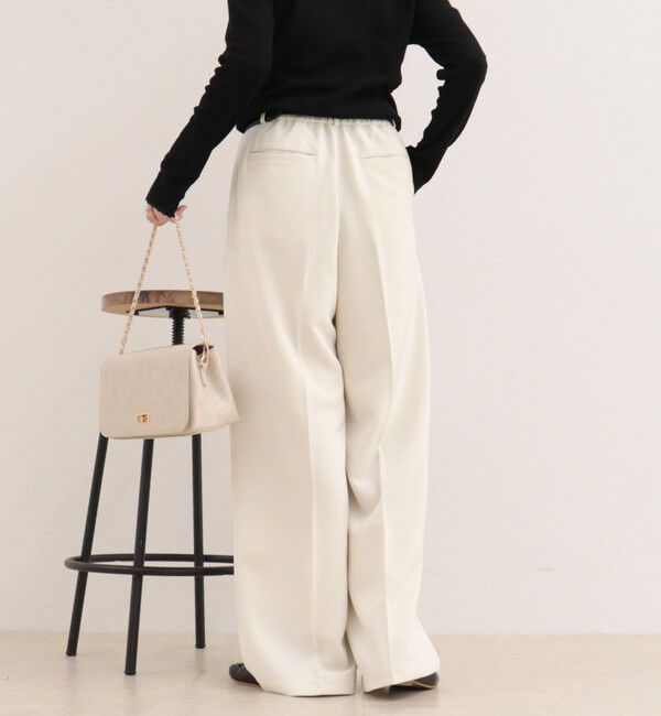 fredy emue「【4サイズ展開】とろみWarmタックスラックス」|スラックス|