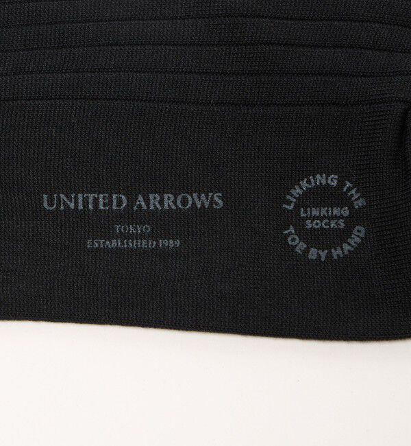 UNITED ARROWS「ソリッド リブソックス UA COZY 抗菌防臭」|ソックス|
