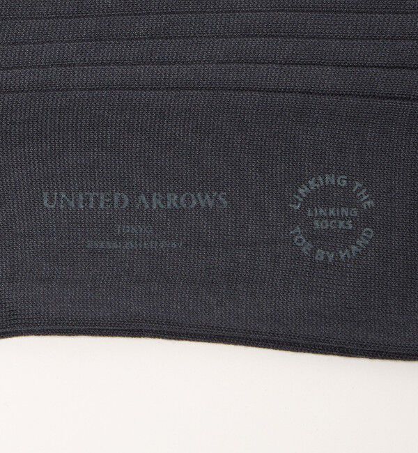 UNITED ARROWS「ソリッド リブソックス UA COZY 抗菌防臭」|ソックス|