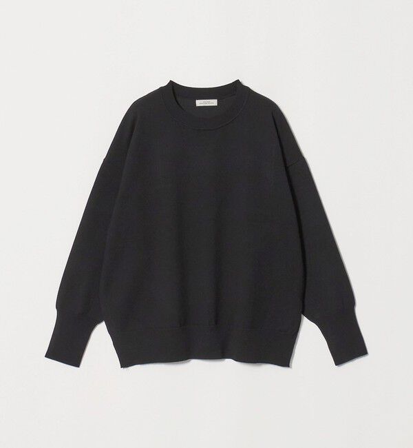 UNITED ARROWS green label relaxing「クルーネック ニット プルオーバー ウォッシャブル」|ニット・セーター|BLACK