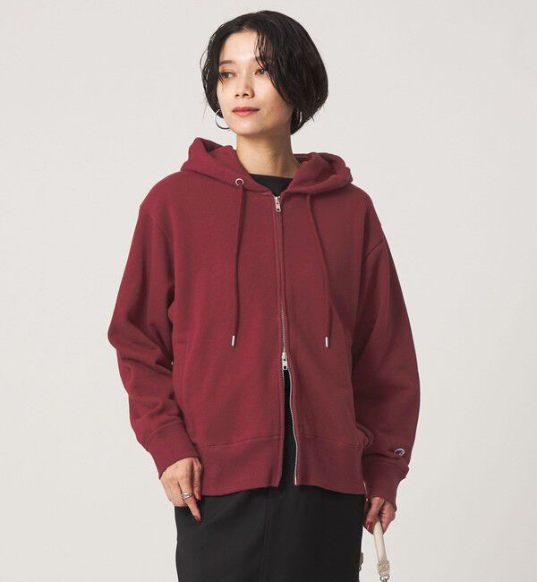 UNITED ARROWS green label relaxing「【別注】＜Champion＞ CVC ジップ パーカー」|パーカー|WINE